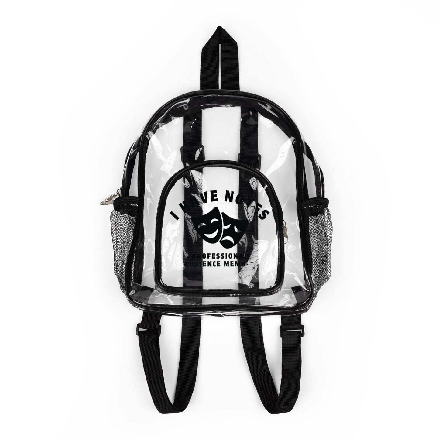 Professional Audience Member Clear Backpack